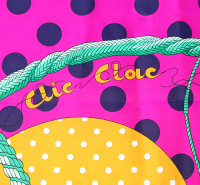Шелковый платок Hermès Clic-Clac a Pois 140 см