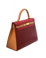 Трехцветная сумка Hermès Kelly 32
