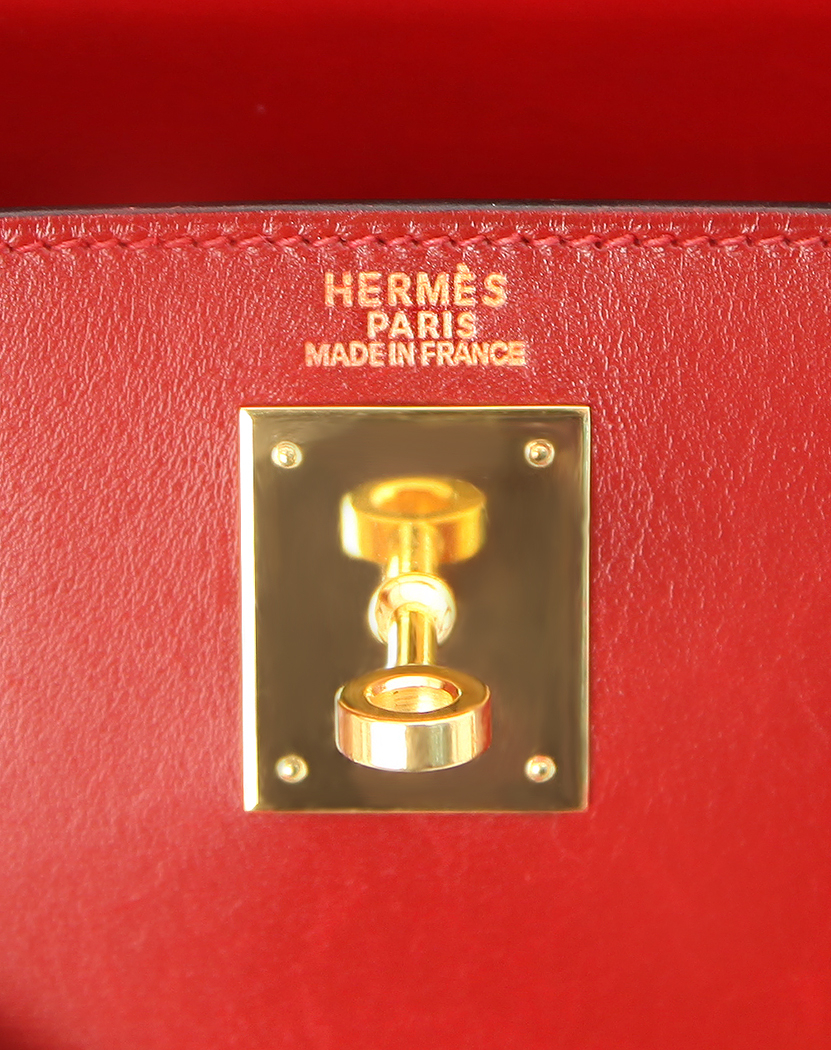 Трехцветная сумка Hermès Kelly 32