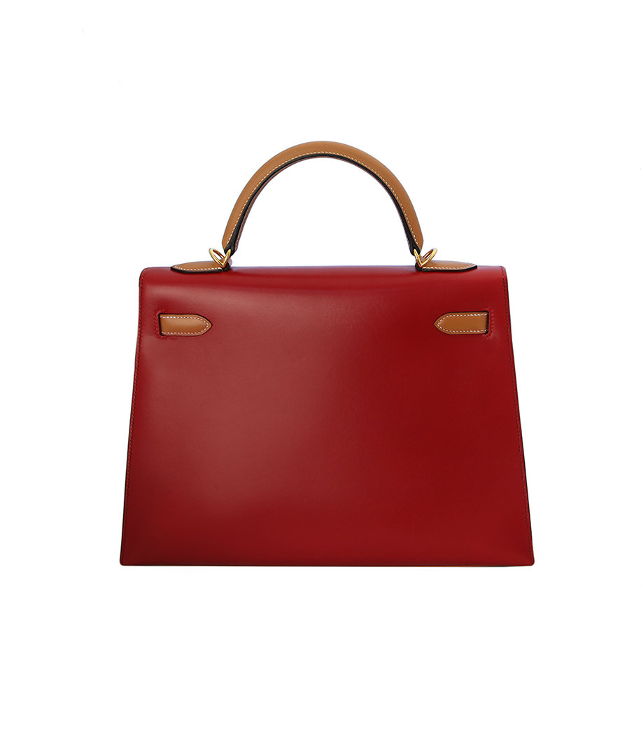 Трехцветная сумка Hermès Kelly 32