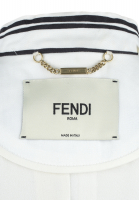 Белый Жакет Fendi с принтом