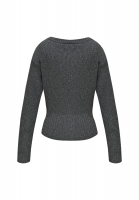 Серый кардиган Prada