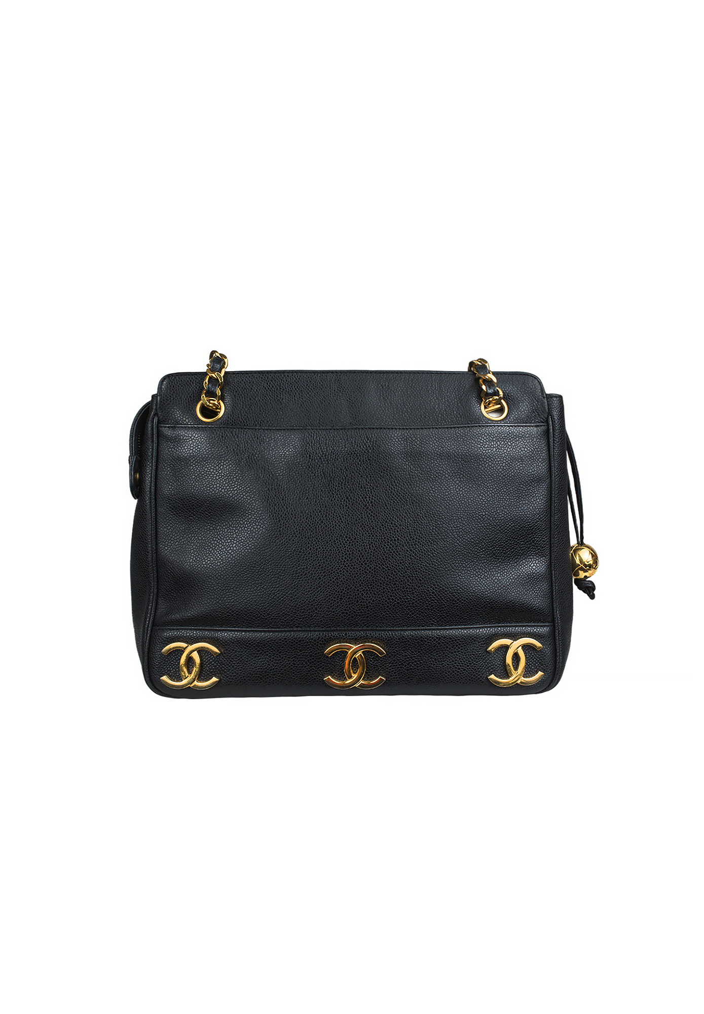 Сумка Chanel с логотипами 