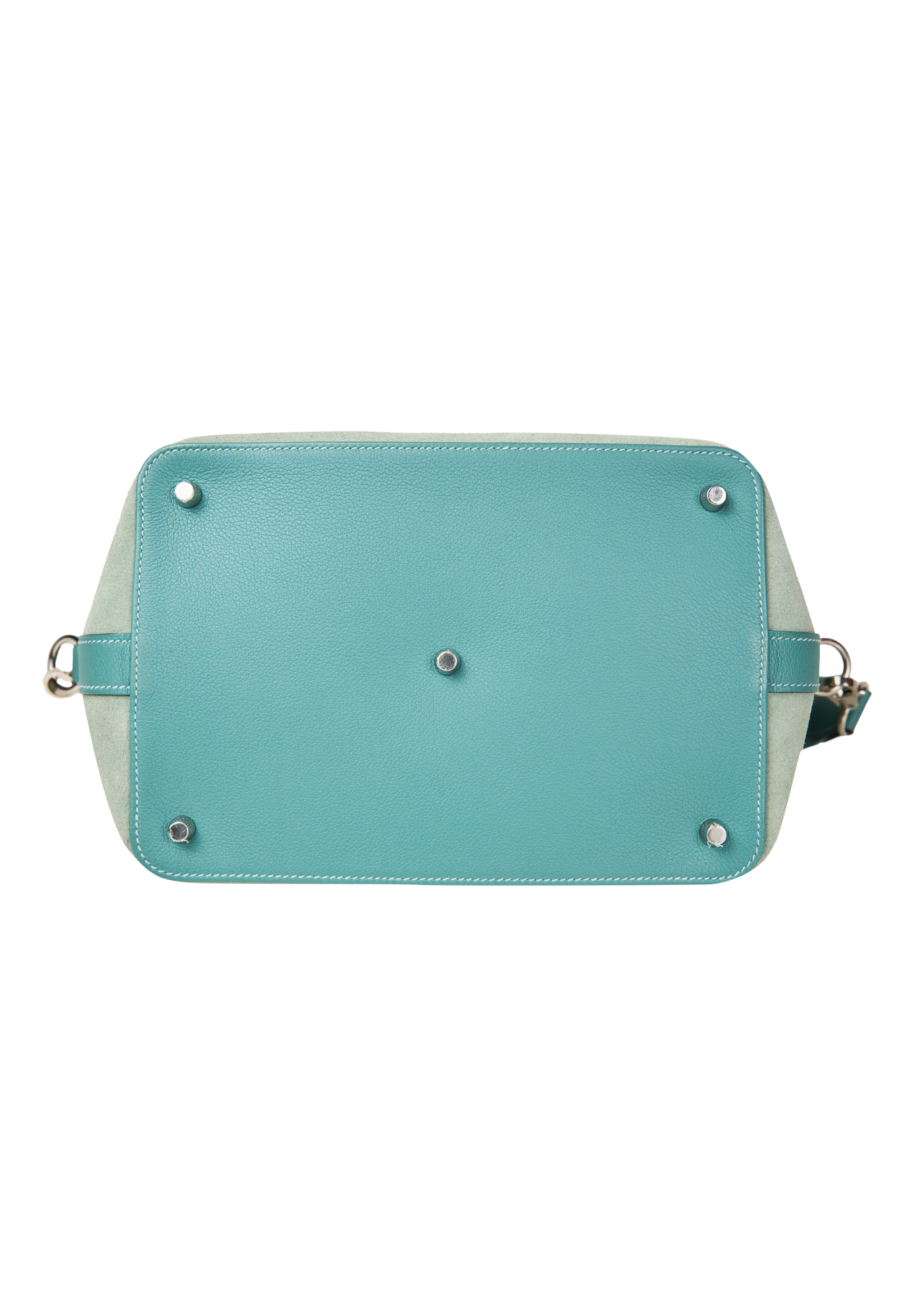 Сумка Hermès Toolbox 26 Bleu Atoll Grizzly Evercolor 