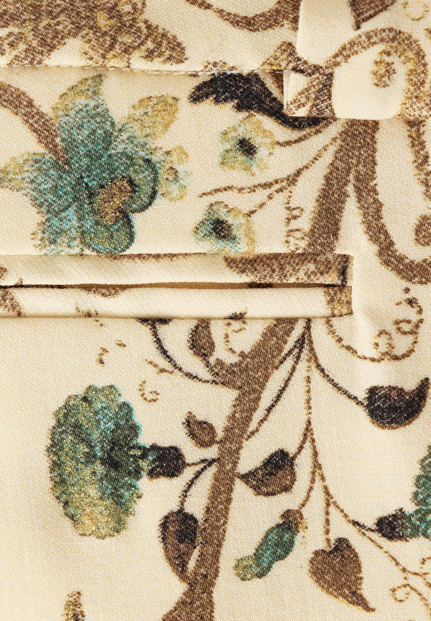 Брюки Roberto Cavalli с цветочным орнаментом