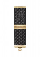 Стеганый браслет Chanel с логотипом