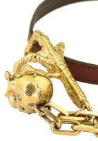 Ремень Alexander McQueen с черепом