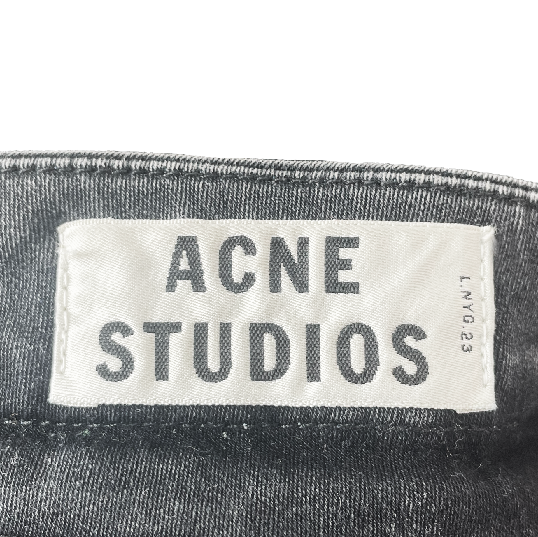 Серые джинсы Acne Studios