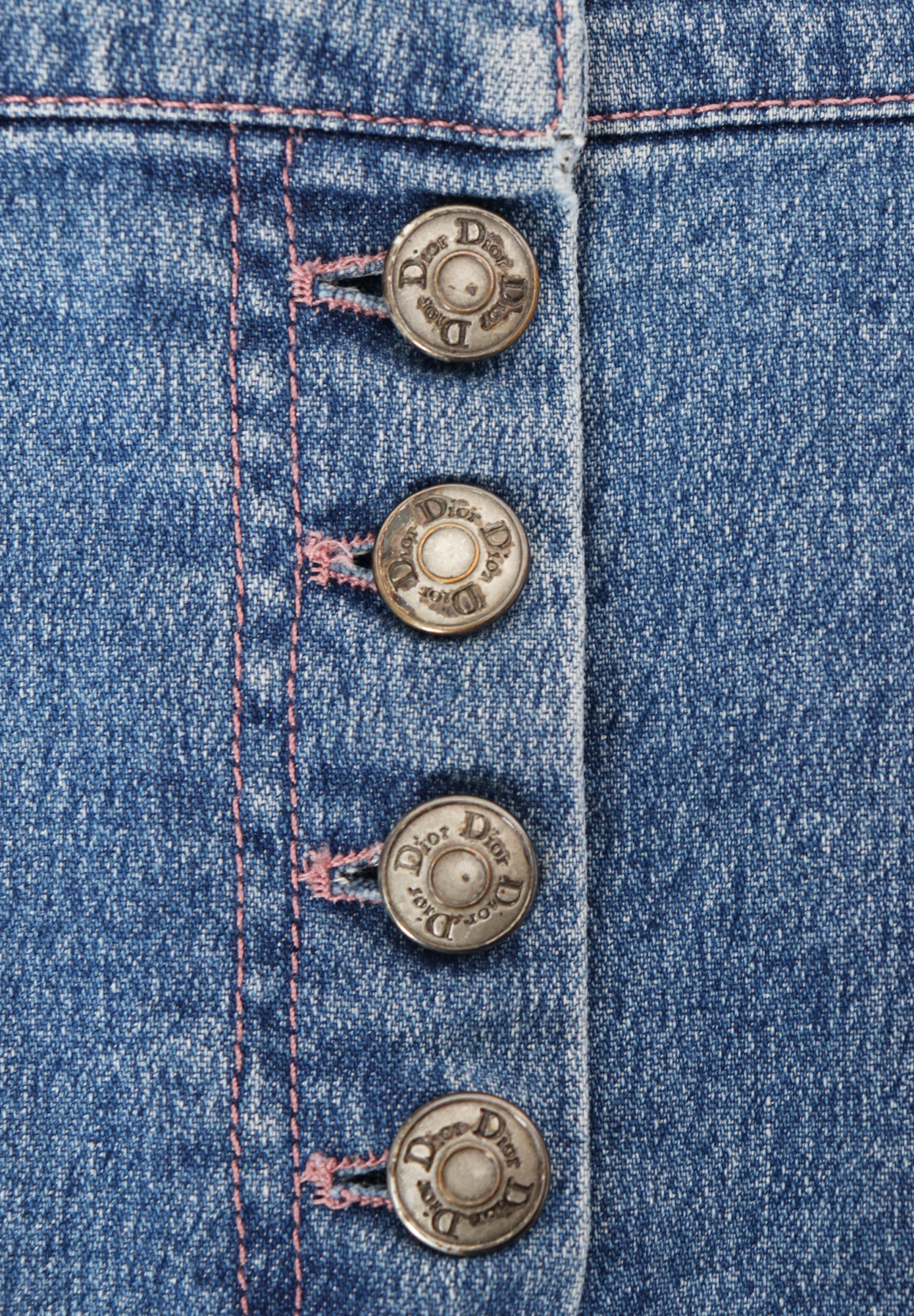 Джинсовая мини-юбка Christian Dior