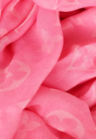 Шаль Louis Vuitton с монограммами и бахромой