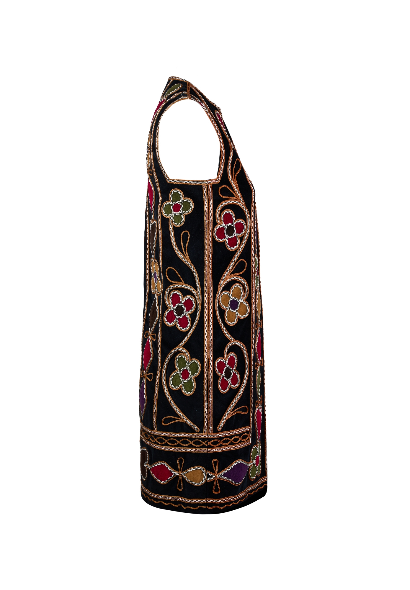 Жилет Christian Dior из разноцветного бархата