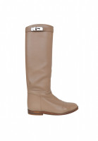 Бежевые сапоги Hermès Kelly