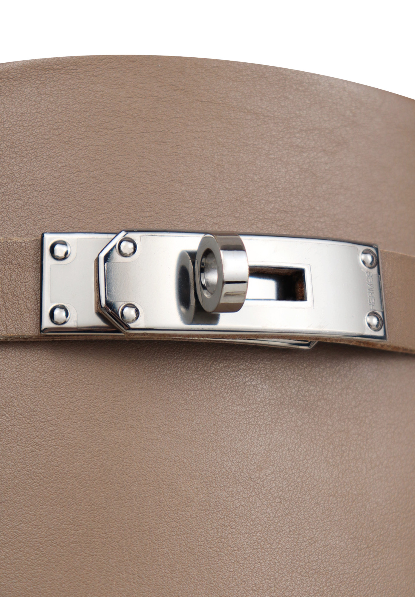 Бежевые сапоги Hermès Kelly
