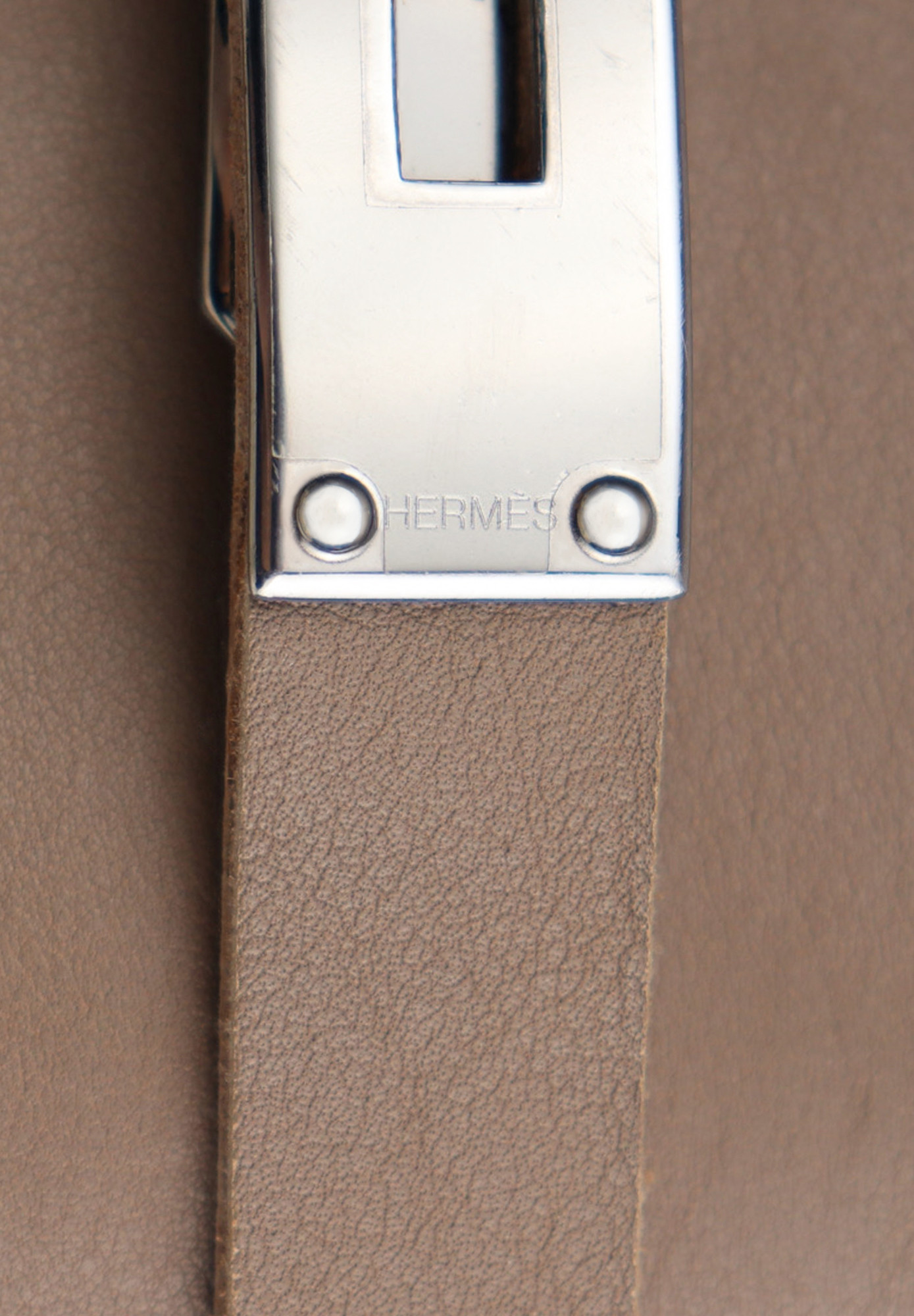 Бежевые сапоги Hermès Kelly