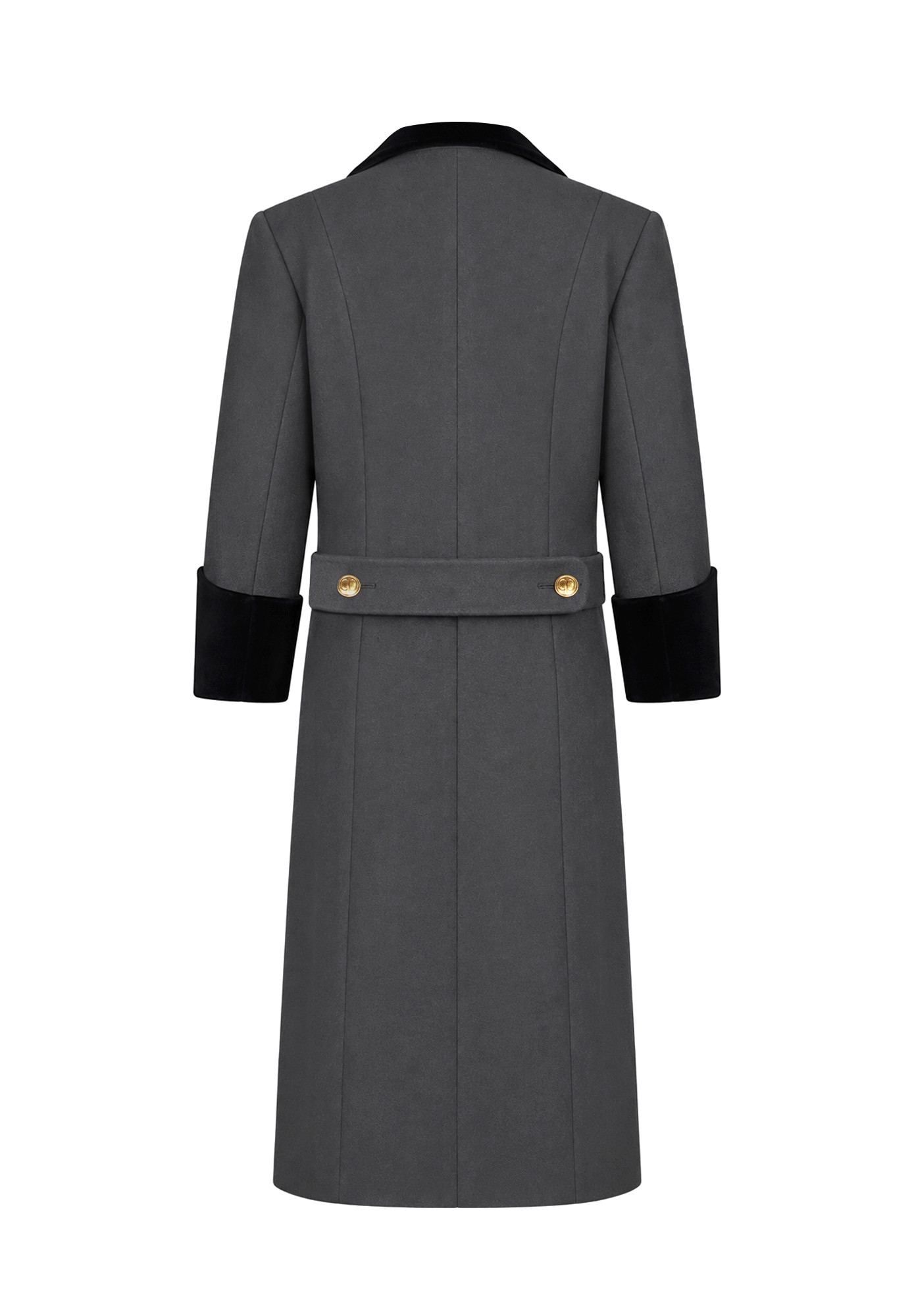 Пальто Christian Dior с черными манжетами