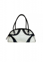 Черно-белая сумка Prada Bowling