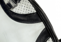 Черно-белая сумка Prada Bowling