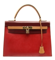 Трехцветная сумка Hermès Kelly 32