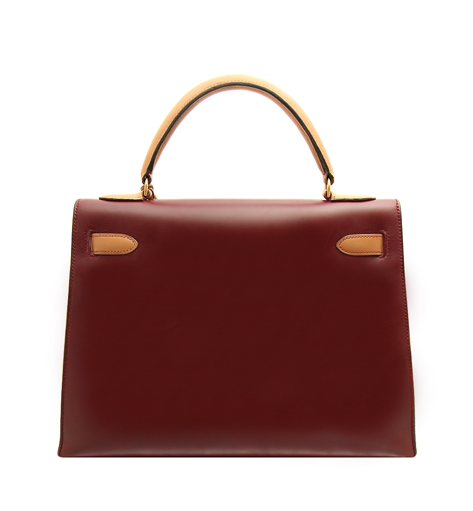 Трехцветная сумка Hermès Kelly 32