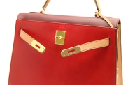 Трехцветная сумка Hermès Kelly 32