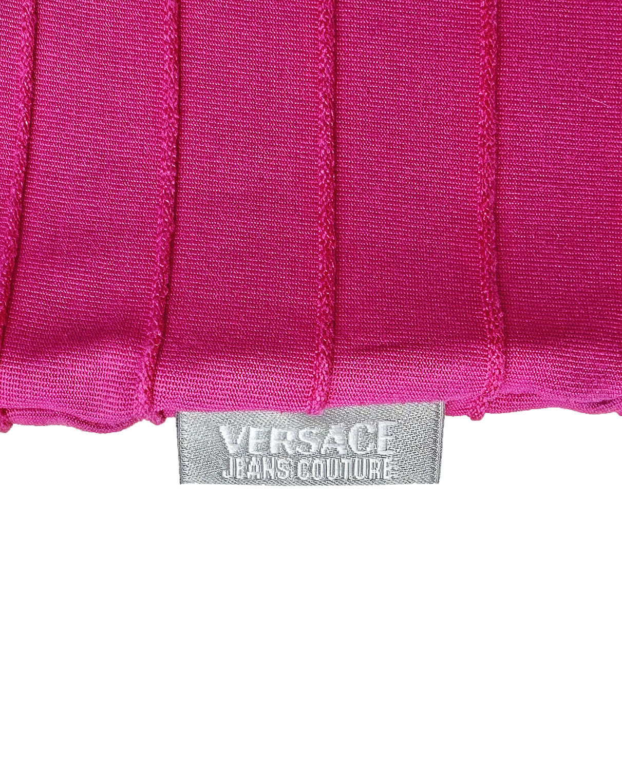 Розовый топ Versace