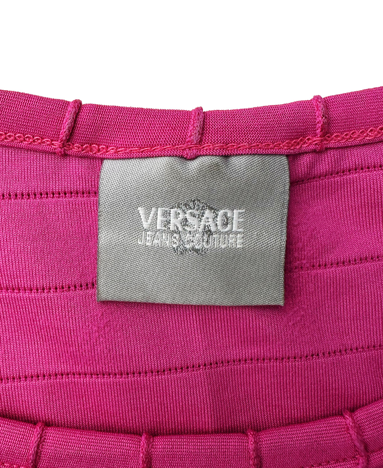 Розовый топ Versace