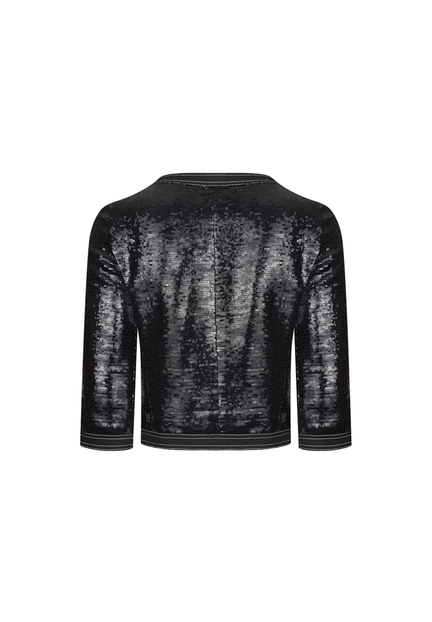 Укороченный жакет Chanel с пайетками