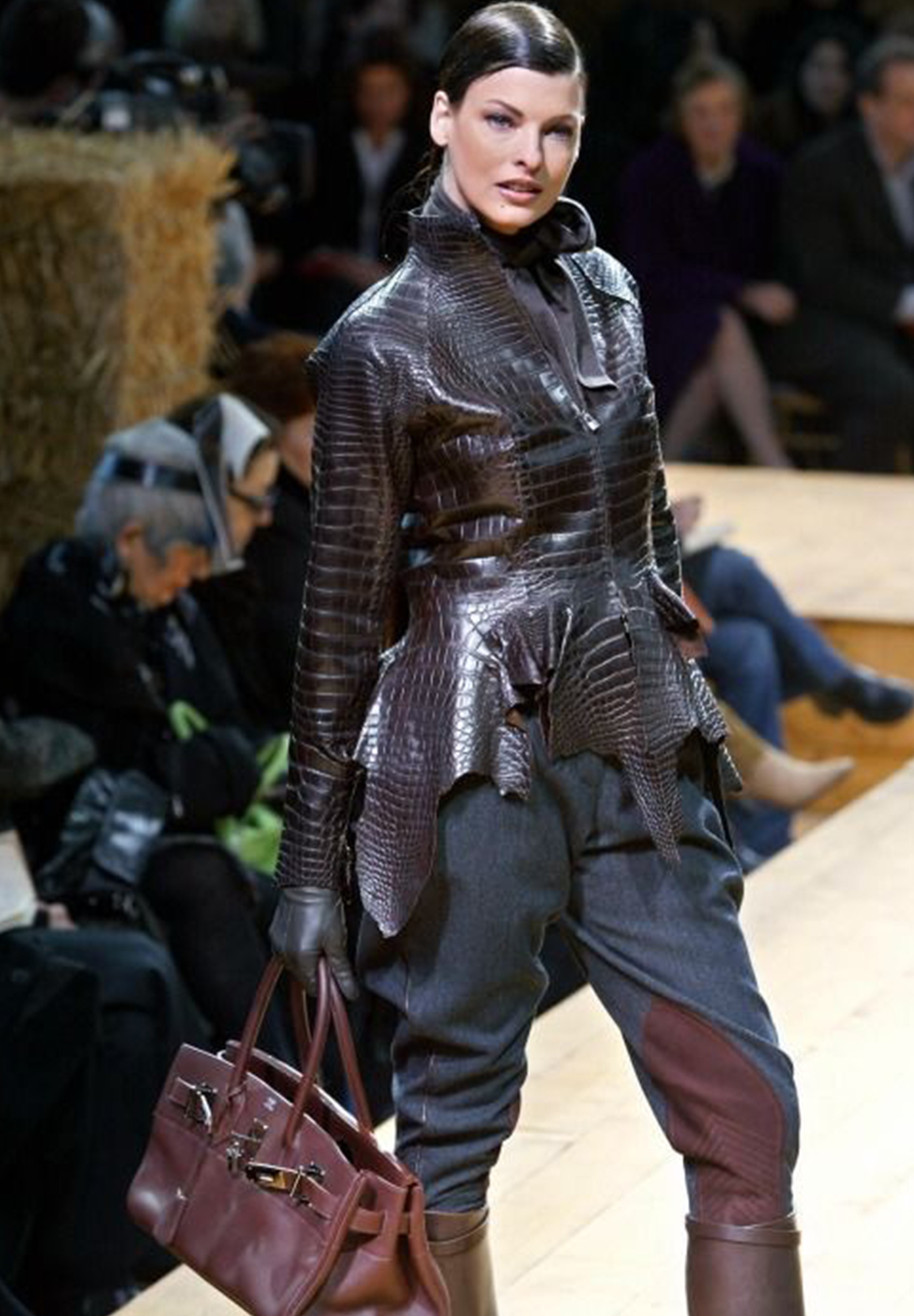 Сумка Hermès Birkin 42 JPG Shoulder Havane Clemence