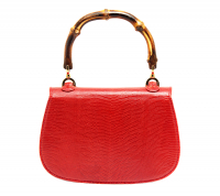 Сумка Gucci Bamboo из кожи рептилии
