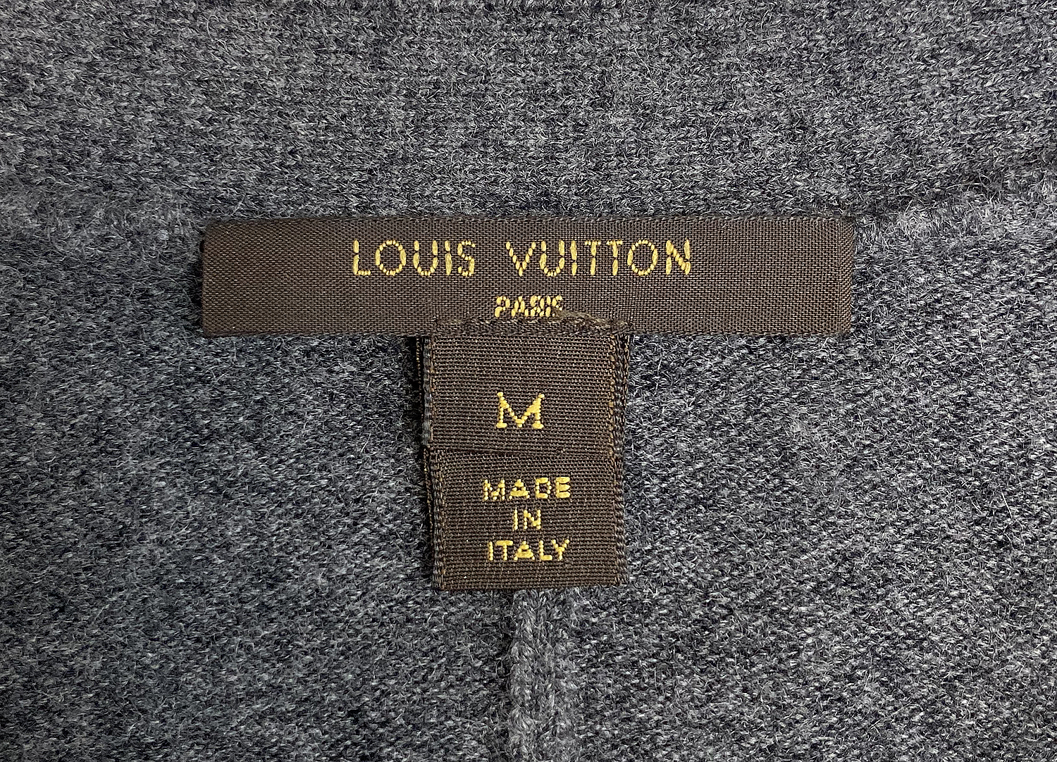 Серый кардиган Louis Vuitton
