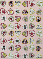 Розовое платье Chanel с принтом