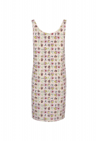 Розовое платье Chanel с принтом