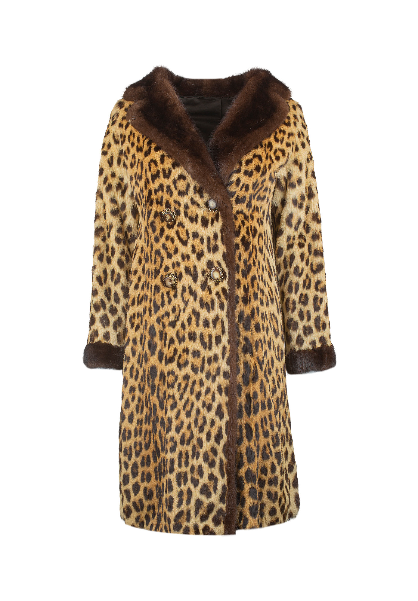 Леопардовая шуба Marcel Georges