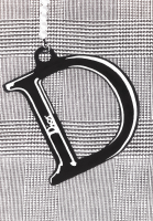 Шелковый платок Christian Dior в клетку