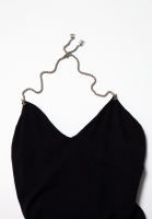 Вечернее платье Chanel с цепочкой