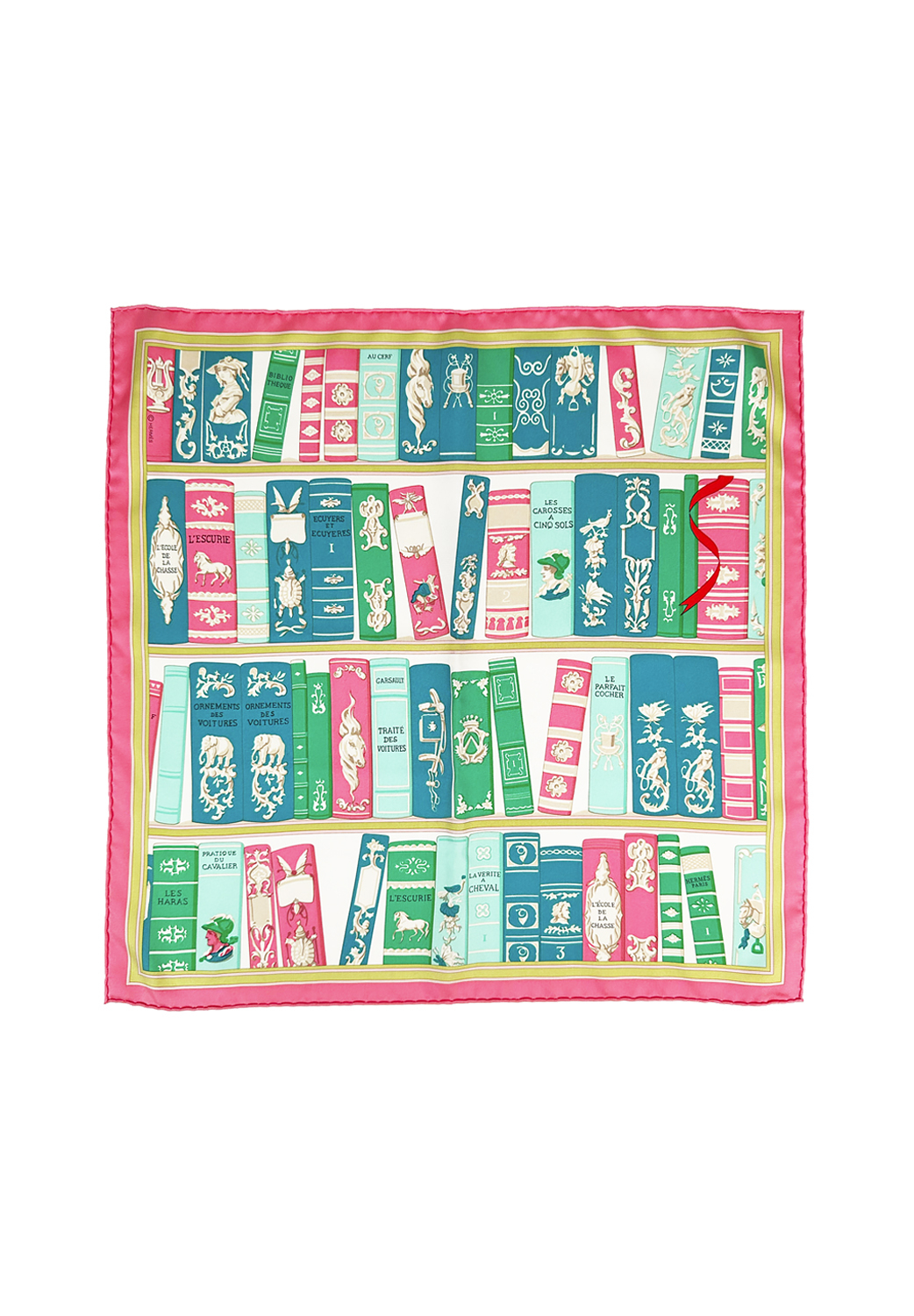 Платок Hermès Bibliothèque