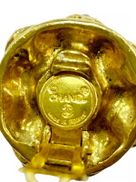 Клипсы Chanel с кристаллами