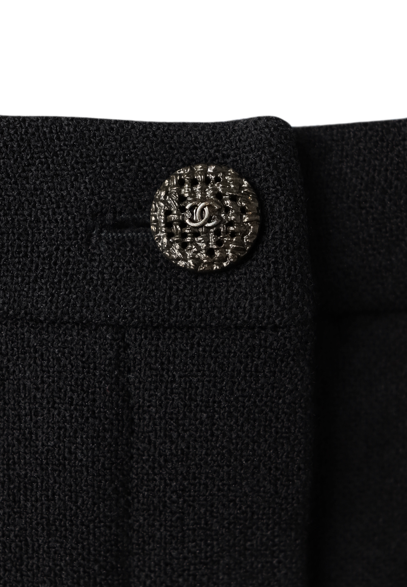 Черная мини-юбка Chanel