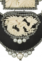 Массивное колье Larry Vrba с кристаллами