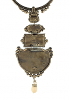 Массивное колье Larry Vrba с кристаллами