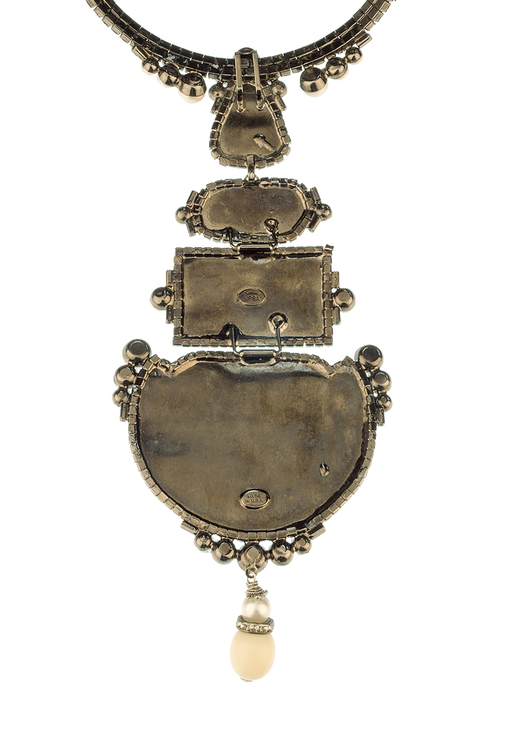 Массивное колье Larry Vrba с кристаллами