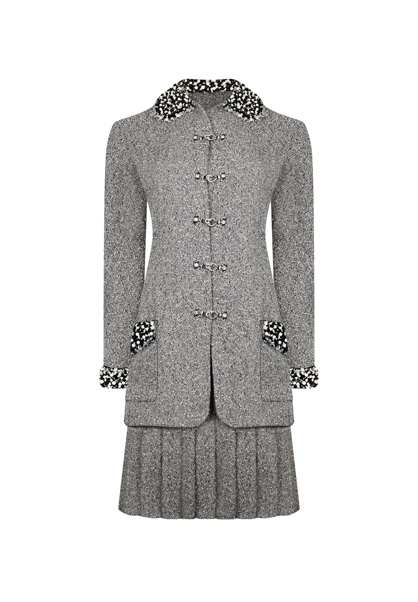 Костюм Christian Dior с пайетками и кристаллами