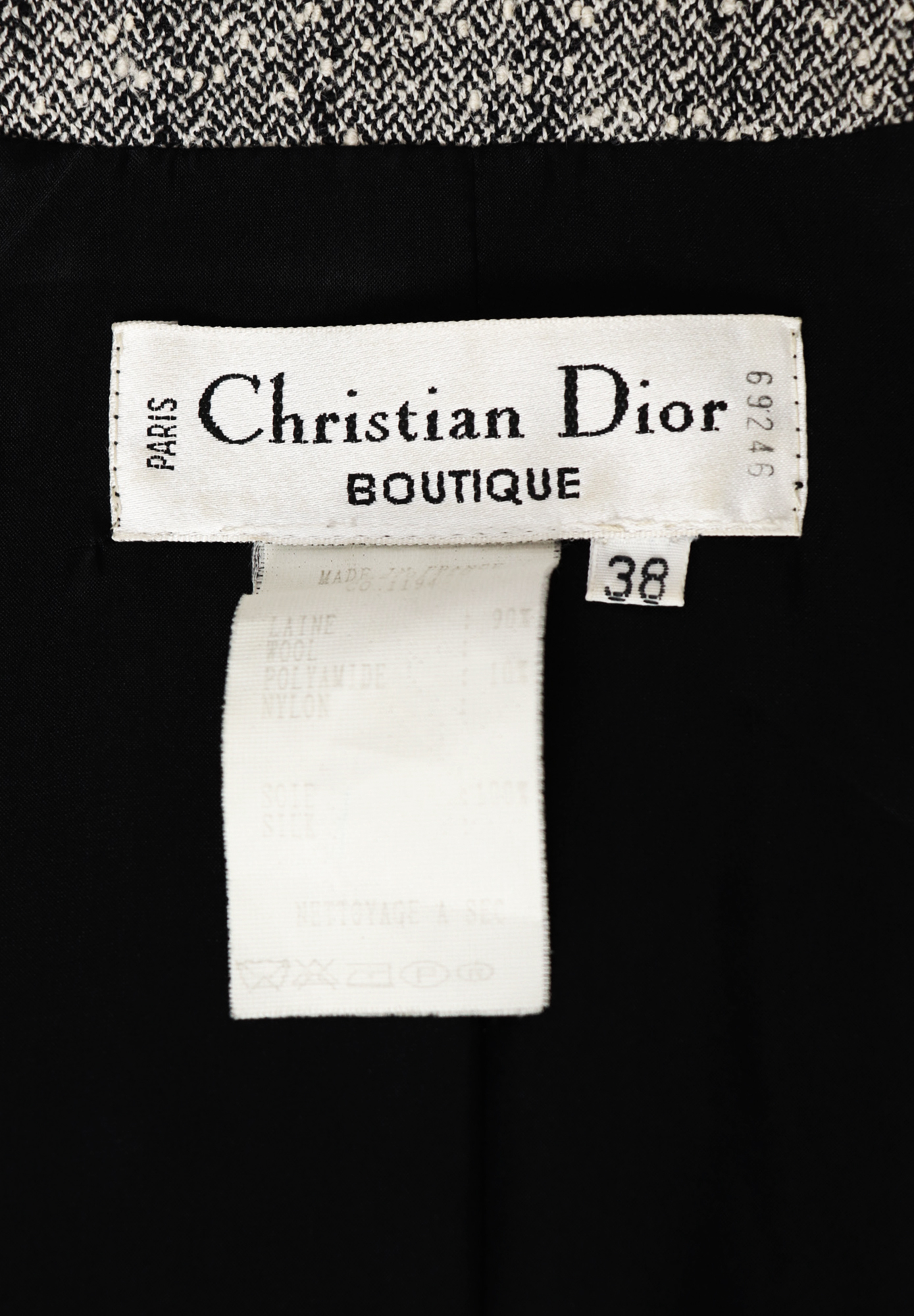 Костюм Christian Dior с пайетками и кристаллами