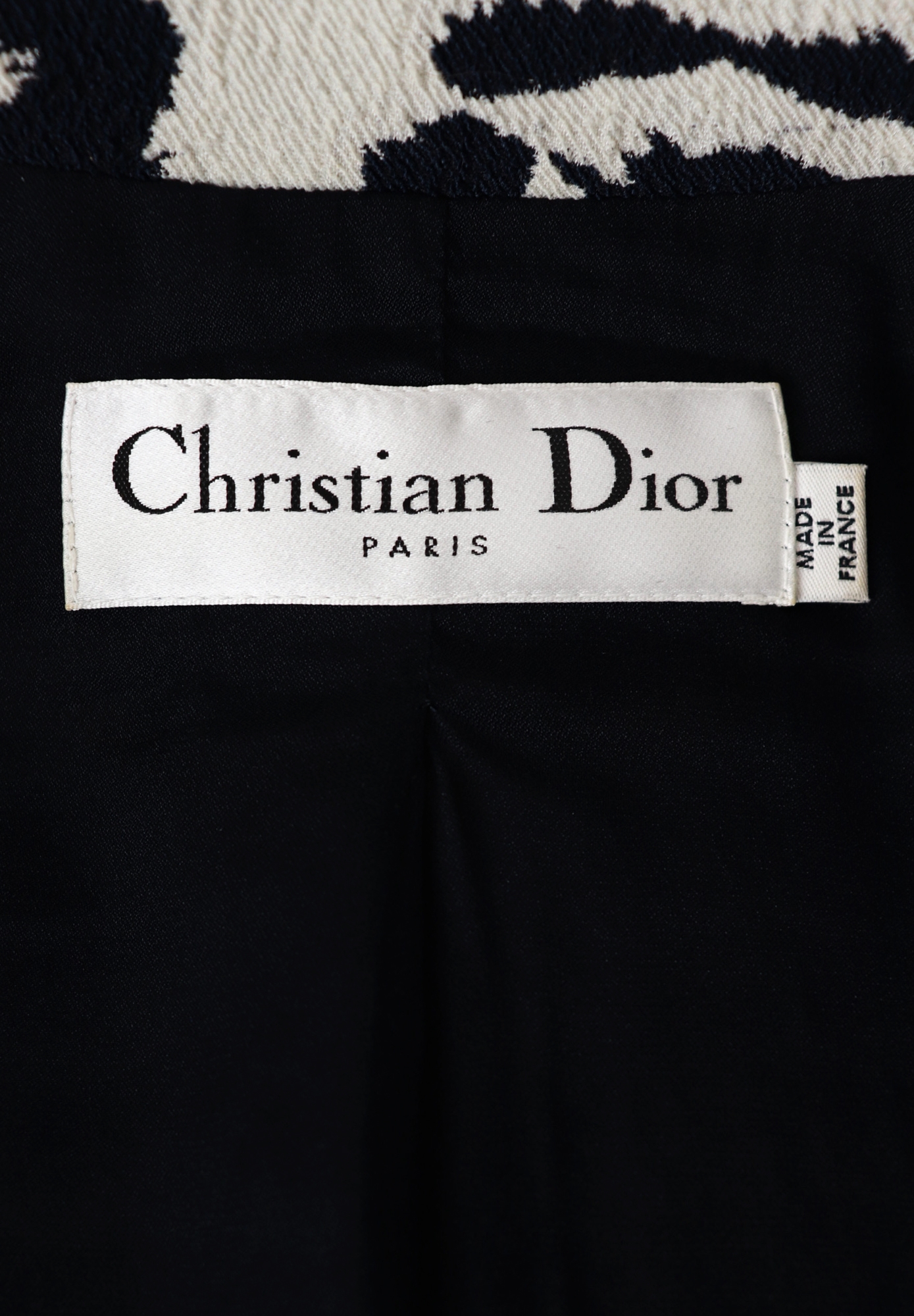 Пальто Christian Dior с абстрактным принтом