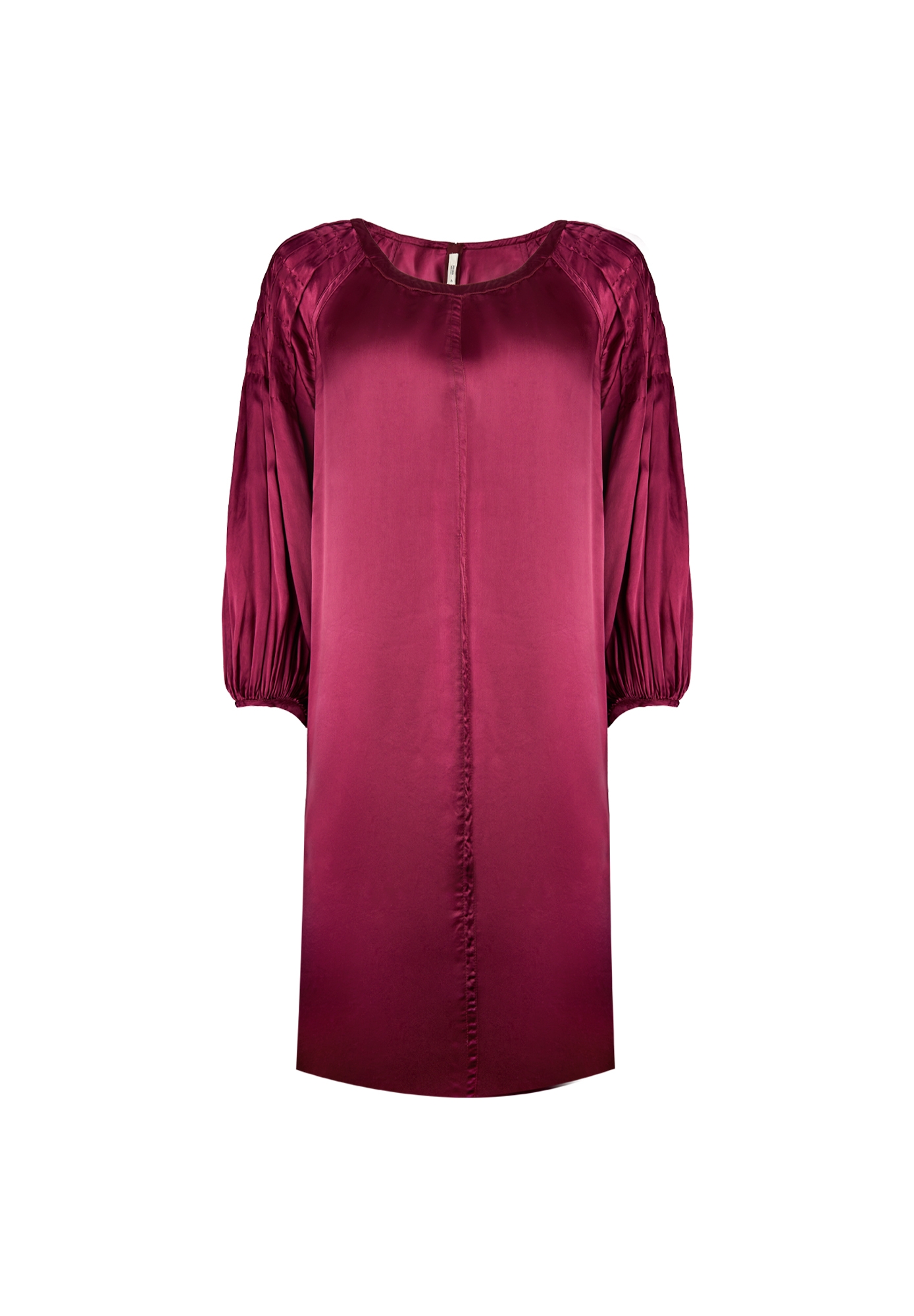 Бордовое платье Prada