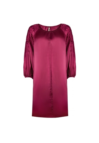 Бордовое платье Prada