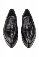 Чёрные ботинки на платформе Prada