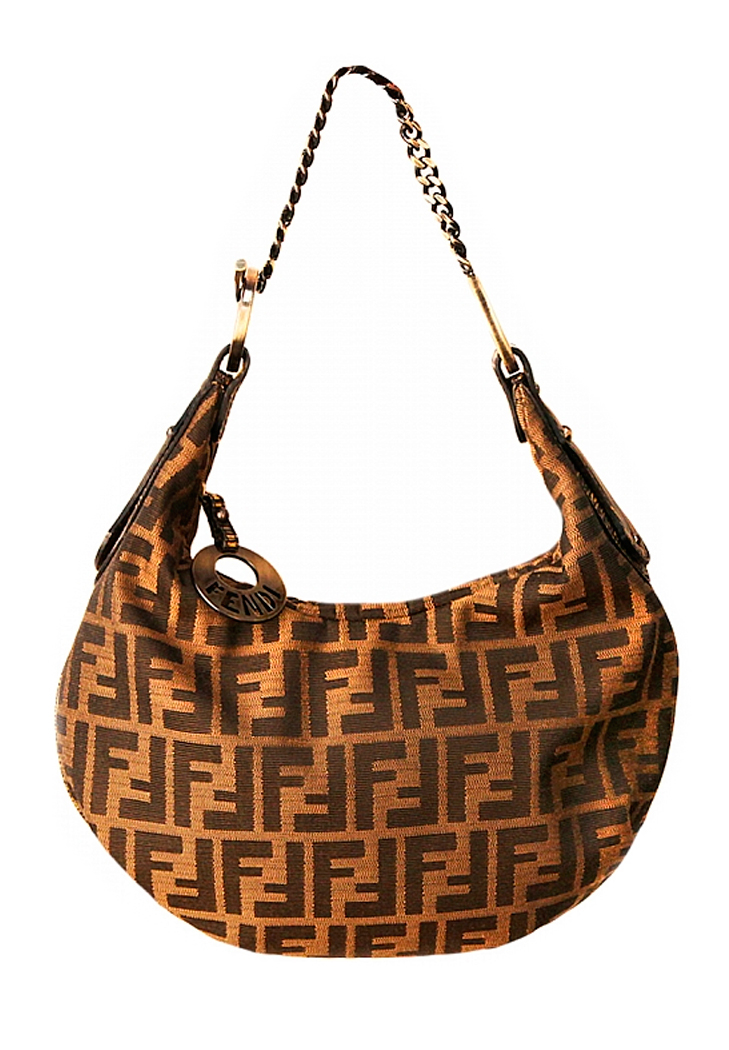 Сумка Fendi с логотипами