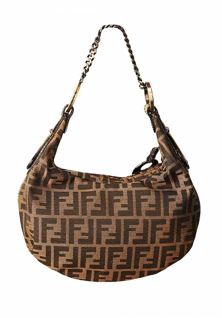 Сумка Fendi с логотипами