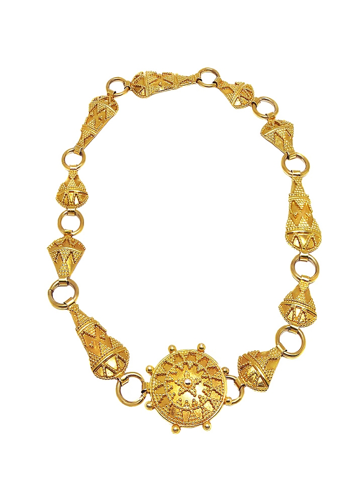 Золотистый пояс Lanvin